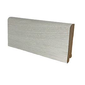 Deartio Плинтус МДФ Best B302-02 Дуб белёный напольный плинтус МДФ Deartio
