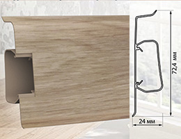 Decoplast Плинтус Strong 75